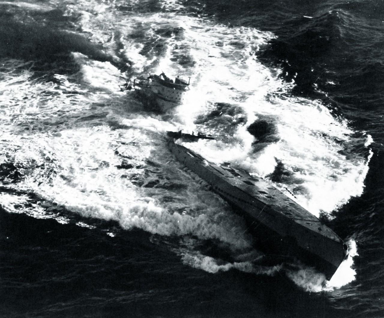 U boat sinking